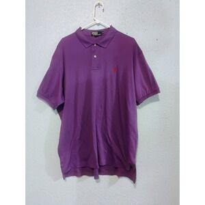 Made In The USA Vintage Purple XXL Polo By RL Men's Shirt 100% Cotton Sharp